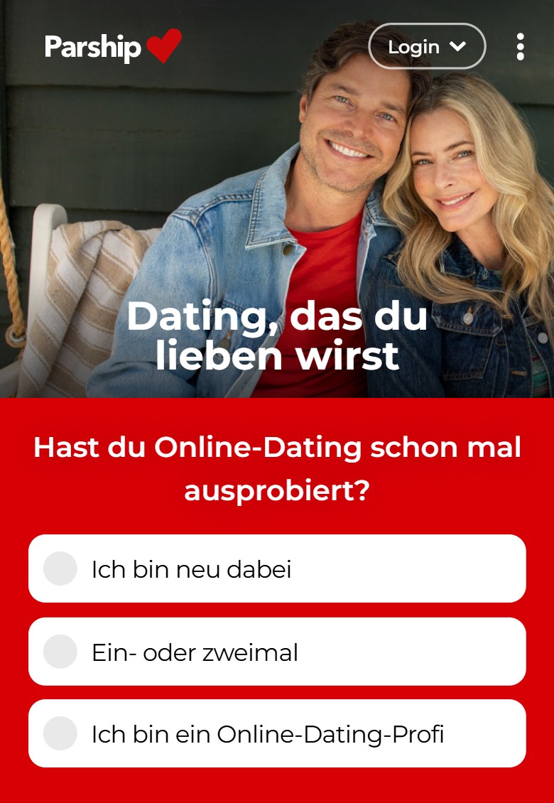 parship.ch auf dem Smartphone