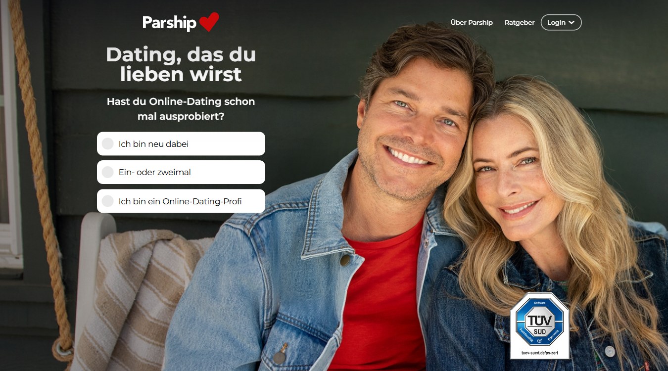 Startseite von parship.ch